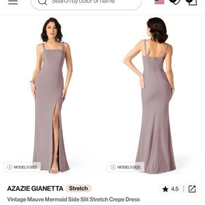 Azazie Gianetta bridesmaid dress NWT